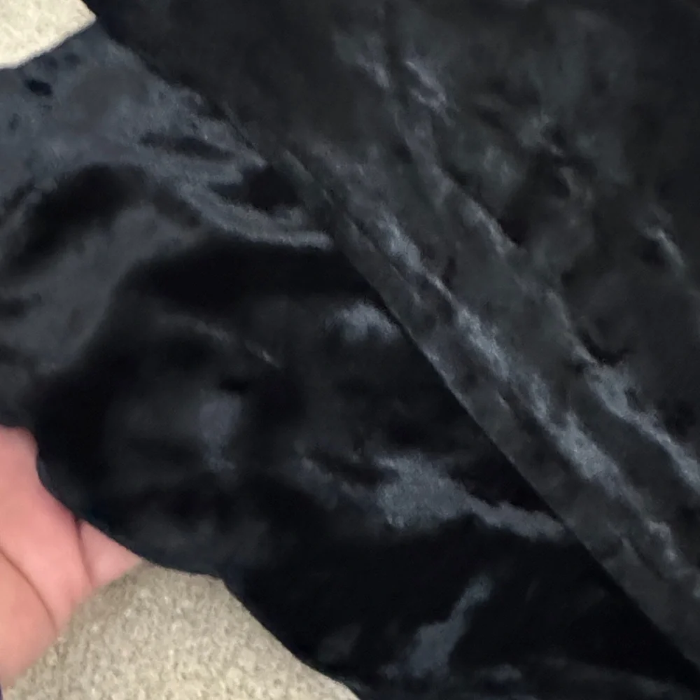 H&M Kids Velvet Leggings - Black and Navy - Picture 2 of 3